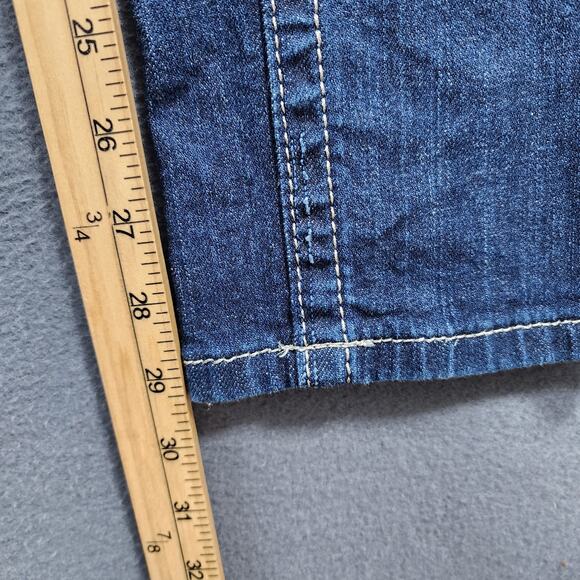 Miss Me Jeans 29 Dark INDIGO Blue JS5151SR Skinny STRETCH Low Rise Plain Pocket - Picture 8 of 12